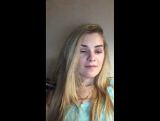 Анна корнильева в periscope "привееееет" (трансляция от )