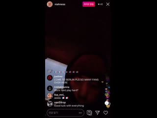 [ig live] niahness 190509