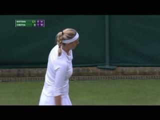 Petra kvitova vs sorana cirstea (2016 wimbledon 1st round)