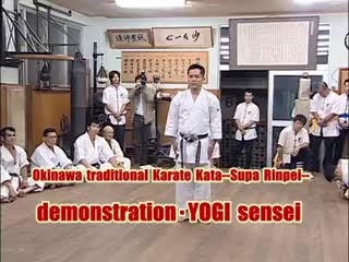 Okinawa karate kata suparinpei demonstration sensei yogi