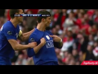 Onthisday in 2009, cristiano ronaldo destroyed arsenal in the champions league semi final