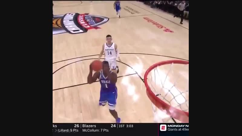 Зион уильямсон унижает соперников