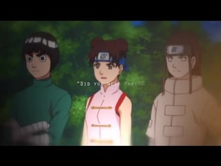 [fbs] im home!♥ (naruto shippuden, tenten, neji and rock lee)