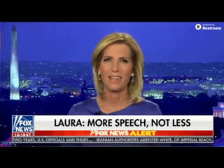 Laura ingraham reponds to lefraud james