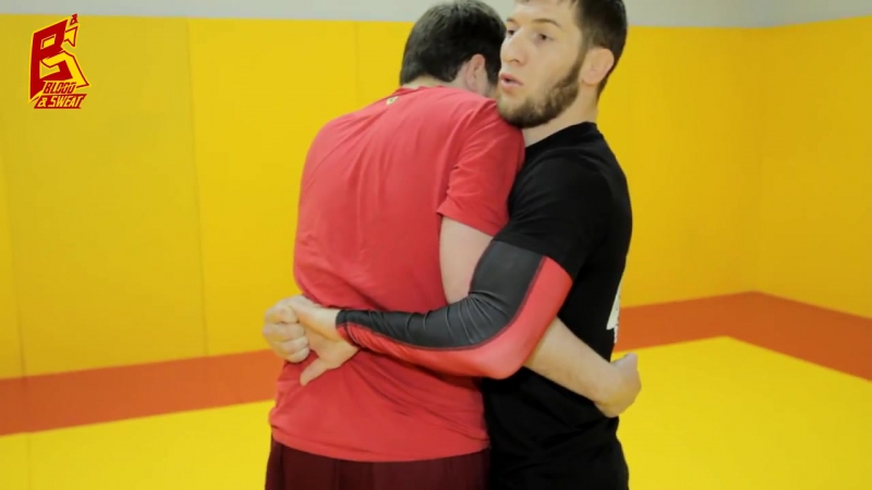 Бросок прогиб в mma через удар коленом