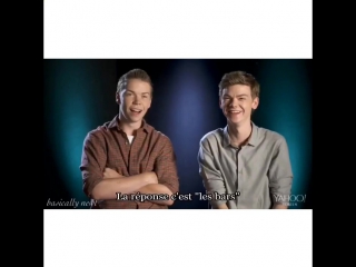 Thomas brodie sangster & will poulter