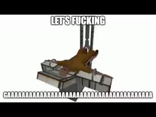 Открыл рот и кричит