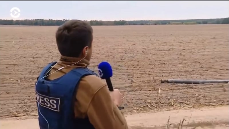 Взрывы в ичне по полям разбросаны реактивные снаряды 122мм к бм "град"