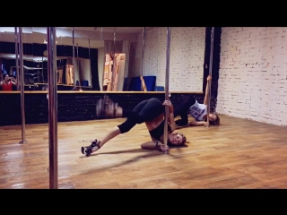 Exotic pole dance oksana shine "old school for begginers"