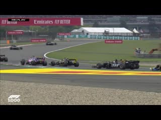 Chinese gp kvyat tangles with mclarens on the opening lap