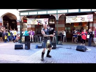 Ac dc thunderstruck on bagpipes