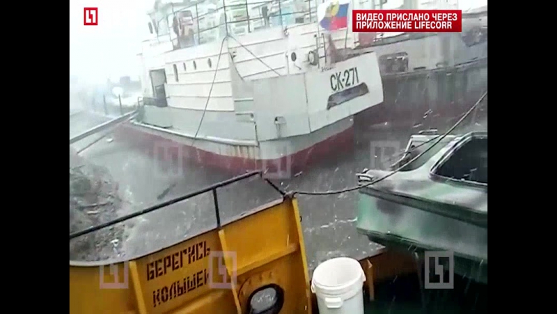 Красноярск накрыло сильным градом