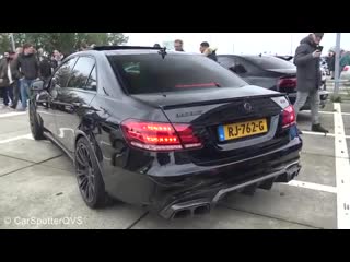 Brabus 650 e63s amg brutal revs and engine sound