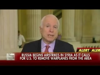 Mccain arm syrian rebels to shoot down russian planes 1 окт 2015 г