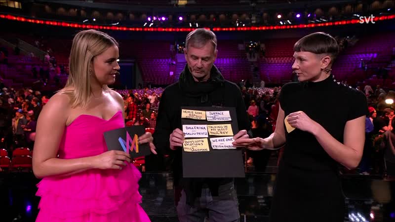 Första vinnarintervjun med hanna ferm och victor crone (melodifestivalen )