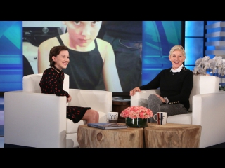 Millie bobby brown makes her ellen debut rus sub