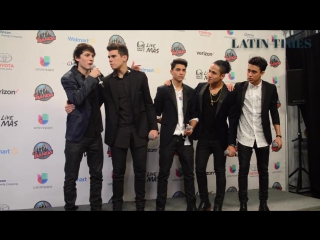 Cnco winning band of la banda in press room