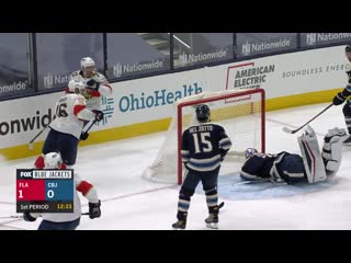 Gotta see it joonas korpisalo robs barkov with insane paddle save