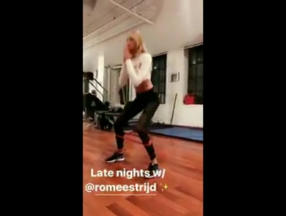 Romee via her instagram story
