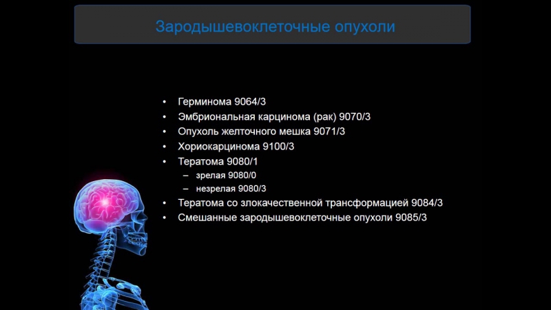 Классификация опухолей воз 2016