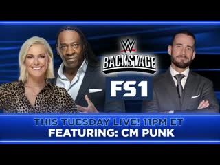Icymi @cmpunk is back, and you can catch him this tuesday night on @wwe backstage at 11p et on @fs1 #smackdown
