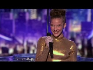 Sofie dossi wow! gets reba mcentire golden buzzer judge cuts 2 americas got talent 2016 ep 9