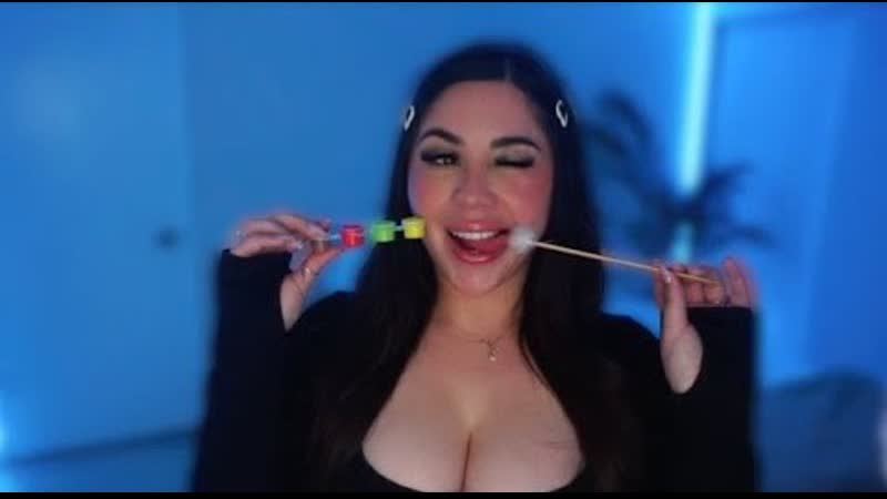 Sleep porn video – Asmr porn mouth sounds spit painting for sleep