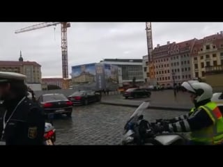 Empfang in dresden am 3 oktober