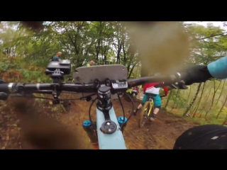 200 female downhill riders go up against katy winton in a thrilling chase