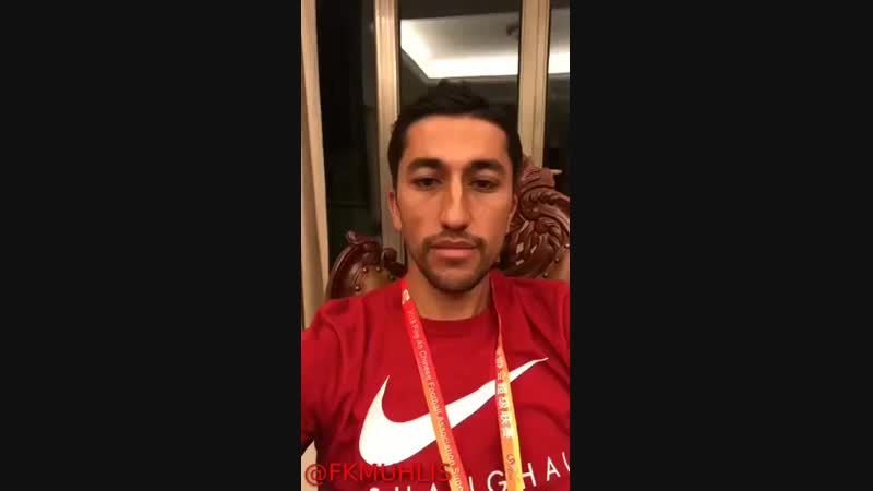 Хитой чемпиони бўлган одил аҳмедов барча мухлисларга миннатдорчилик билдирди