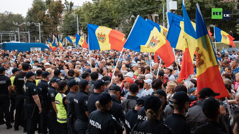 Live moldawien – proteste in chișinău gegen regierung