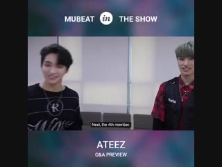 181203 mubeat update with ateez