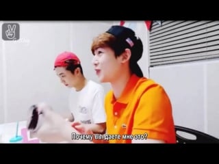 2pm okjangkhuns recipe m ep3 cam2 nichkhun, wooyoung [ star real live naver v ]