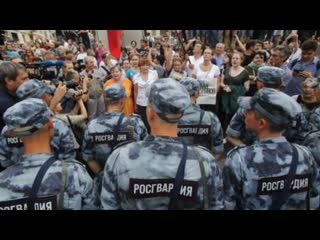 Live | марш в поддержку голунова в москве