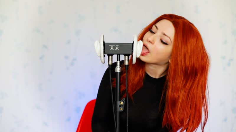 The sounds of girls asmr gently ear licking by yori 🍑