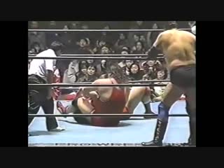 Stan hansen/gary albright vs toshiaki kawada/akira taue [c]