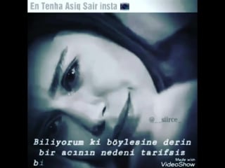 Her şeye namen teşekkür ederim en tenha asiq sair insta