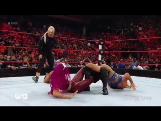 Wwe raw dana brooke and charlotte ambush sasha banks