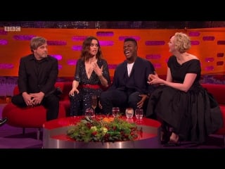 The graham norton show 22x11 daisy ridley, john boyega, gwendoline christie, mark hamill, sam smith