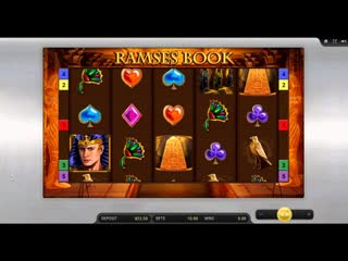 Обзор игрового автомата ramses book (merkur)