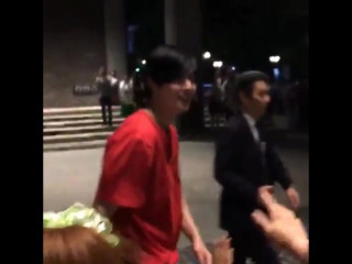 [2017 07 26] khj inner core kyoto rohm theater main hall~ hj leaving the venue