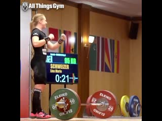 Lisa marie schweizer snatching a 95kg