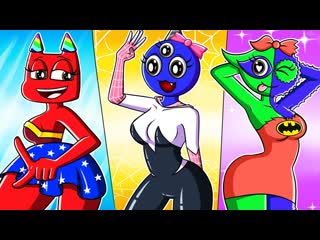 [kudo rainbow friends] garten of banban brewing girl spider verse garten of banban animation | kudo rainbow friends (1080p)