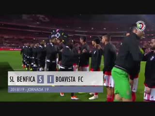 Resumo highlights benfica 5 1 boavista (liga 18 19 #19)