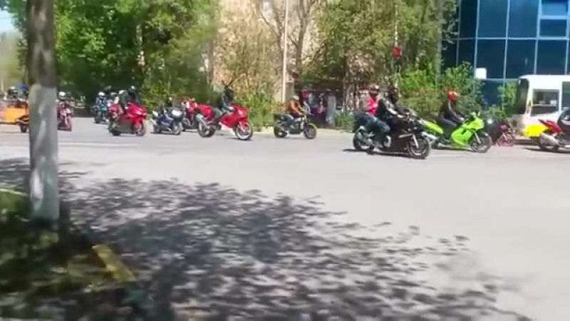 Уработал байкеров