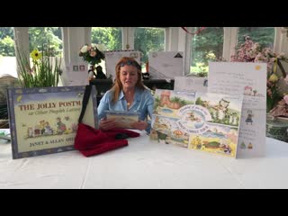 Sarah ferguson reading the jolly postman by janet and allan ahlberg