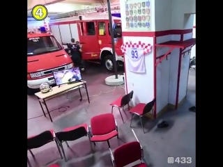 Croatian firefighters were about to see ivan rakitic’ game winning penalty against russia