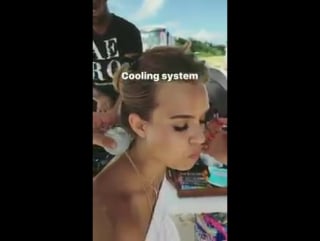 19/07 josephine skriver on set for lilly pulitzer in bermuda [6]