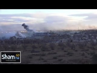 Сирия 19 01 2018 столкновения сирийской армии и боевиков в хараста,дамаск