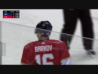 Barkov dekes between his legs to score amazing goal